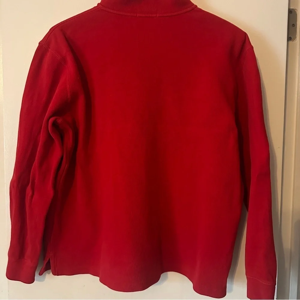Polo Ralph Lauren Red Pullover 1/4 Zip Men XL